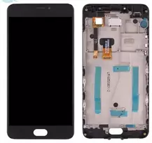 5.5" LCD Meizu M3 Note telefono ekranas su rėmu