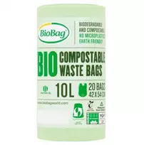 BioBag 10L kompostuojami šiukšlių maišai