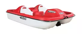 Vandens dviratis PELICAN MONACO, 229 x 159 cm, 46 kg , 2 suaugę + 2 maži vaikai, RAM-X, HDPE, Pagaminta Kanadoje, Raudona