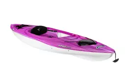 Vienvietė baidarė PELICAN ARGO 100X, 411 x 81 x 38 cm, Magenta Baltas, RAM-X