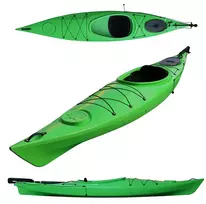 Vienvietė baidarė AMBER MOLAKE 11.5 WR, Su vairo sistema, 355 x 63 x 36 cm, LDPE, Žalia