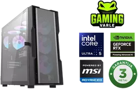 Stacionarus žaidimų kompiuteris Varlė Gaming PC | Intel Core Ultra U5-245KF + RTX 5060 Ti | 16GB DDR5 | 1 TB NVMe m.2 SSD