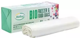 BioBag laikymo ir šaldymo maišeliai 4L (25vnt./rulone)