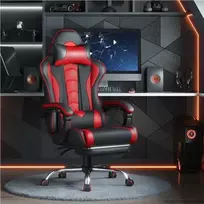 Ergonomiška žaidimų kėdė su masažo funkcija (Nemokamas pristatymas)