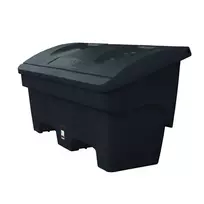 ISORT smėlio - druskos mišinio dėžė, 200 l, juoda, 100% perdirbtas plastikas