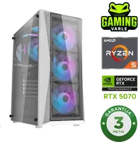 Stacionarus žaidimų kompiuteris Varlė Gaming PC | AMD Ryzen 7 9800X3D + RTX 5070 12GB | 32GB DDR5 | 1TB NVMe SSD