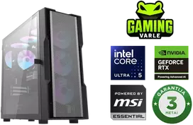 Stacionarus žaidimų kompiuteris Varlė Gaming PC | Intel Core Ultra U5-245KF + RTX 5060 Ti | 32GB DDR5 | 1 TB NVMe m.2 SSD