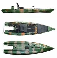 Vienvietė SOT baidare AMBER TORA X 12.8, 390 x 110 x 33 cm