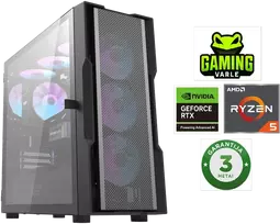 Stacionarus žaidimų kompiuteris Varlė Gaming | AMD Ryzen 5 8400F + RTX 5060TI 16GB GDDR7 | 16GB DDR5 | 1TB SSD M.2