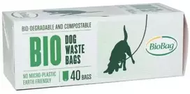 BioBag kompostuojami šunų ekskrementų maišeliai 40 vnt.