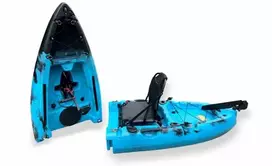 Vienvietė modulinė minama žvejybinė baidarė AMBER GOBY I 8.9, FLAP pedal, 274 x 80 x 35 cm, Juodas Teal, HDPE (Nemokamas pristatymas) (Nemokamas pristatymas)