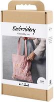Creativ Craft Kit Embroidery - Tote bag - soft rose (977861)