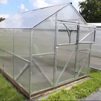 Šlaitinis šiltnamis CLASIC 2,5x4 su 6mm danga