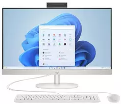 Stacionarus kompiuteris HP „All-in-One“ kompiuteris 27-cr2170ng [68,5 cm (27 colių) FHD ekranas, „Intel Core Ultra 7 255U“ procesorius, 32GB RAM, 1 TB SSD, „Iris Xe“ grafika, „Windows 11“] (Perpakuotas) (Pažeista pakuotė)