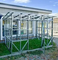 Sandėliukas 2 x 3 m (Konstrukcija)