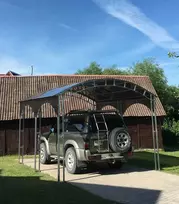 Pastogė automobiliui – ERLINA 6m su 4mm danga