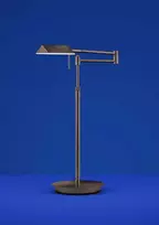 LED stalinė lempa, ruda