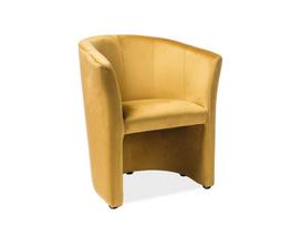 Signal Meble Fotelis Signal TM-1 VELVET, geltonas
