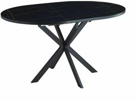 Signal Meble Valgomojo stalas Gaston, 100-135 x 100 cm, juoda