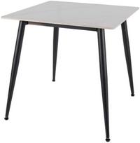 Signal Meble Valgomojo stalas SIGNAL Rion 80x80x76 cm, balta/juoda