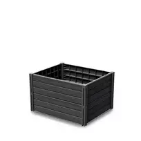 PROSPERPLAST DARŽO DĖŽĖ-SODO RABATKA BASE PLANET 75,6×61,8x46cm ANTRACITO SPALVOS