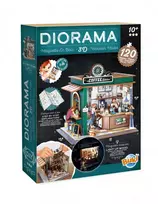 Diorama-dėlionė-miniatiūra Kavinė