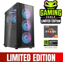 LIMITED EDITION! Stacionarus žaidimų kompiuteris Varlė Gaming AMD Ryzen 5 7500F + RTX 5070 | 16GB DDR5 | 1 TB M.2 NVMe SSD | 750W