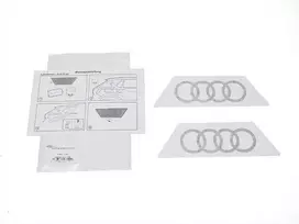 Vag Dekoratyvinė Plėvelė Briliantinė Juoda Audi Q2 GA Q2L 2017 Originalus 81B064317Y9B