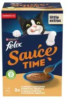 PURINA Felix Sauce Time - wet cat food - 6x40g