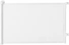 Aosom Sulankstoma laiptų varteliai 149x9x93 cm balta metalas