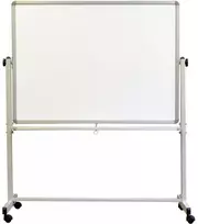 Dvipusė vartoma magnetinė lenta MEMOBE BASIC, 200x100 cm, mobili (Atnaujinta)