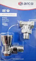 Ventilis vid./iš. kampu KCM22 ARCO (kompl.)