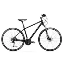 None Dviratis ROMET Orkan 6 M, juodas-balts ,M,
