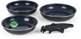 Russell Hobbs RH03314 Marine Smart Clip 4 Piece Fry Pan Set