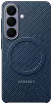 EF-KS942SCE Samsung anglies pluošto magnetinis dėklas, skirtas Galaxy S26, tamsiai mėlynas (pažeista pakuotė)