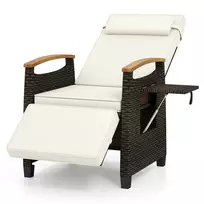 Promotions Gultas 79-142x60x105-72 cm baltas rotangas