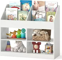 Promotions Vaikiška knygų lentyna 90x34x80 cm Balta Saugykla