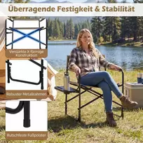 Promotions Stovyklavimo kėdė 80x50x81 cm Ruda Sulankstoma