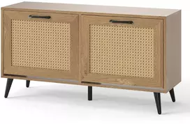 Promotions Batai laikymo spintelė 100x30x53 cm natūralus rotangas
