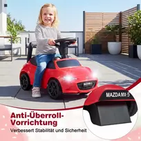 Promotions Vaikiškas važiuojamas automobilis 65x29x37 cm Baltas su daiktadėže