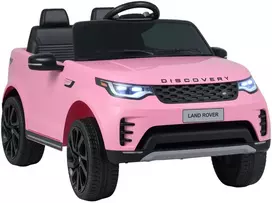 Promotions Vaikiškas elektrinis važiuoklės automobilis Land Rover 106x68x56 cm rožinis su pakaba
