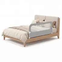 Promotions Lovos turėklas 120x36x60 cm Pilkas Sulankstomas Reguliuojamas