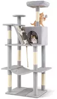 Promotions Kačių medis 60x48x158 cm Šviesiai pilka, sizalis ir pliušas