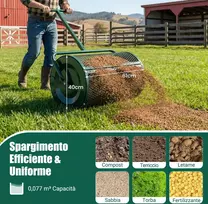 Promotions Komposto barstytuvas 67,5x40x113 cm žalias metalas