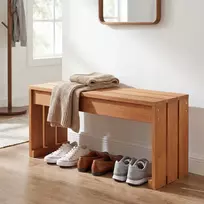 Lauko baldų komplektas Promotions Sodo suoliukas 90.2x30.5x43.2 cm natūrali mediena