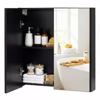 Promotions Vaistų spintelė 62x11x65 cm Juoda