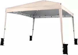 Promotions Pavėsinė 300x300x247 cm Smėlio spalvos Atspari vandeniui Sulankstoma