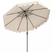 Promotions Lauko skėtis 305x244 cm Smėlio spalvos
