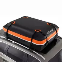 Promotions Automobilinis stogo bagažo laikiklis 112x86x45 cm Oranžinis PVC Saugojimo dėklas
