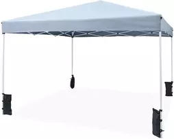 Promotions Palapinė su stogu 290x290x230-248 cm Pilka